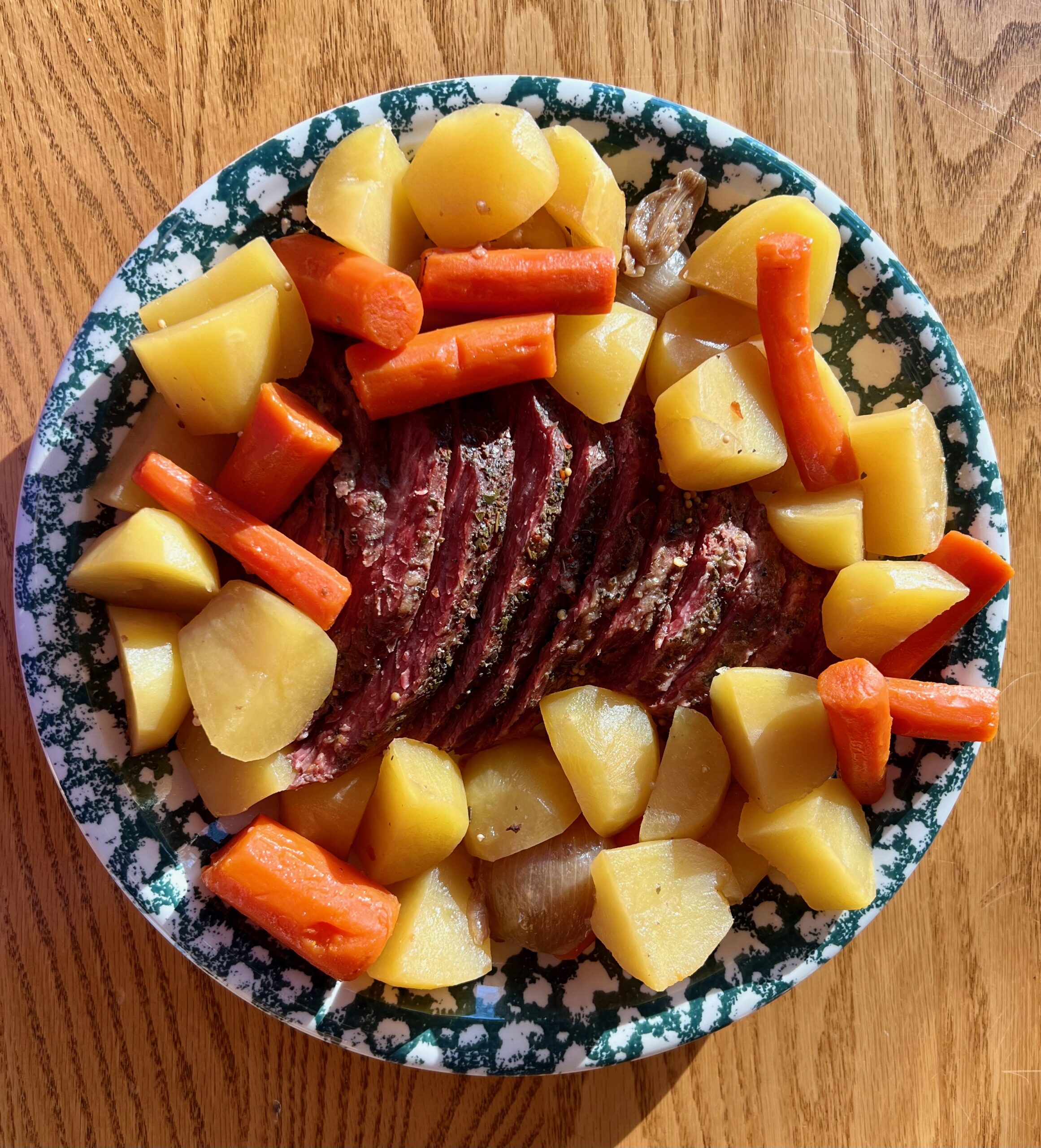Beer Braised Corned Beef with Potatoes and Carrots Recipe Amy Hammond